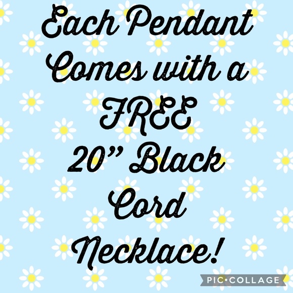 NWT Handmade Pendants in 2 Styles to Choose From! FREE Necklace! - Picture 4 of 4